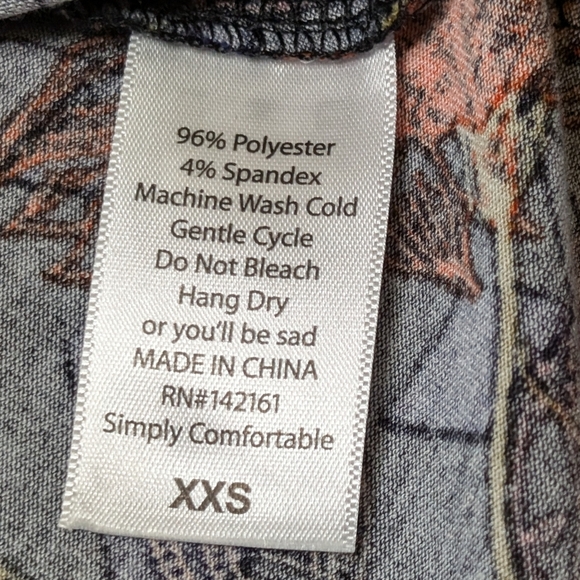 LuLaRoe NWoT XXS "Carly" Style High-Low Shirt Dress Short Sleeve Lightweight - Picture 4 of 10